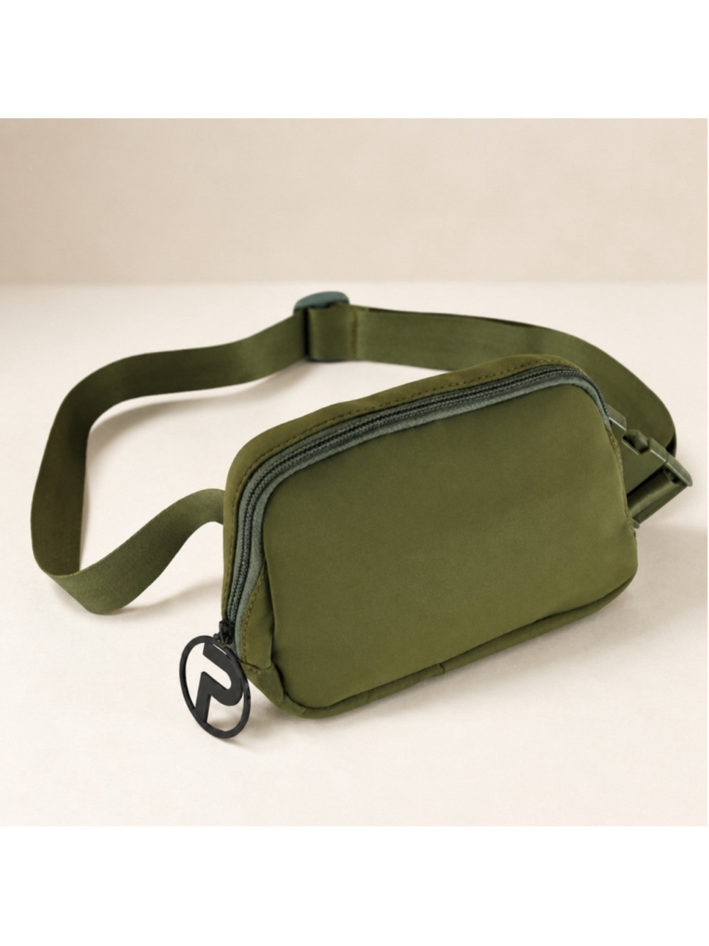 Pomchies Olive Green 3-Piece Nested Cosmetic Travel Bag Set